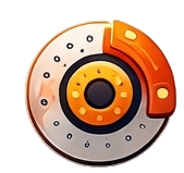 Brake repair and replacement service icon