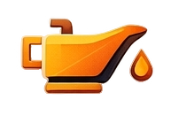 Oil change and full car servicing icon